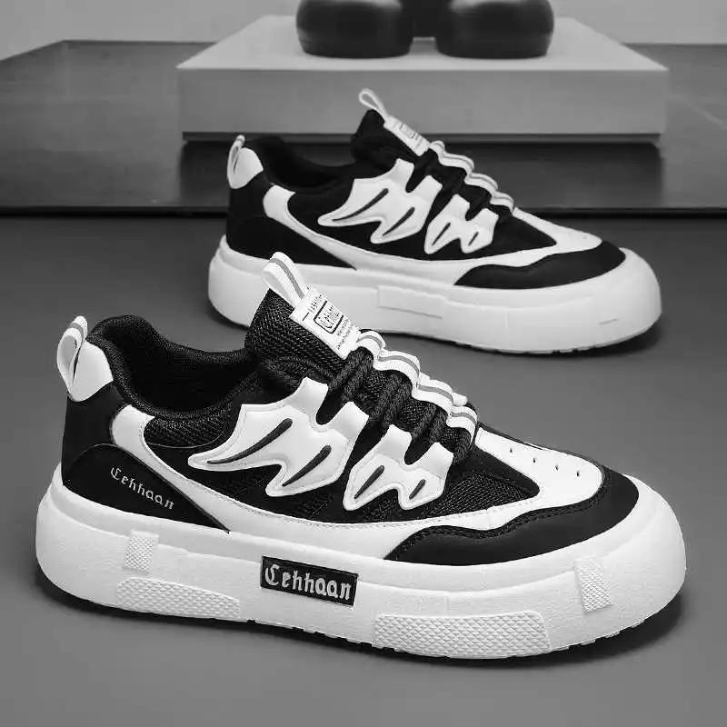 Platform In The Forest Chassure Tennis Men's Sneakers 48 Size Flat Shoes Luxury Sport Celebrity Street Shows Real