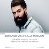 Men's Beard Care Set: Softens Hair, Smooths Roughness — Includes a Beard Oil and Balm, Ideal Gift.