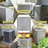 Resin Material Mesh Air Conditioning Outdoor Unit Cover, Outdoor Air Conditioning Outdoor Unit Protective Cover, Dust-proof