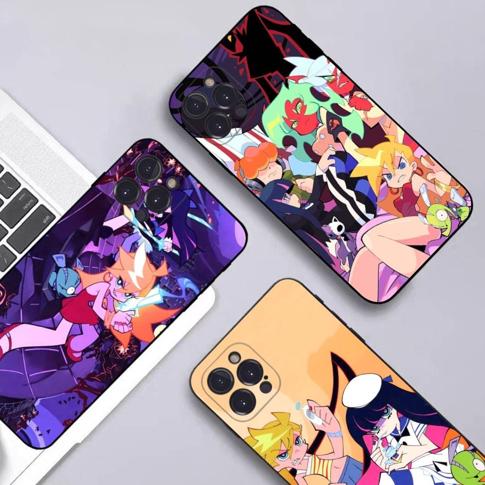 Panty Stocking G-Garterbelt Phone Case For IPhone 17 16 15 14 13 12 Mini 11 Pro Plus Soft Silicone Cover