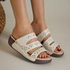 New Summer Flat Plus Size Peep Toe Wedge Platform Women's Sandals