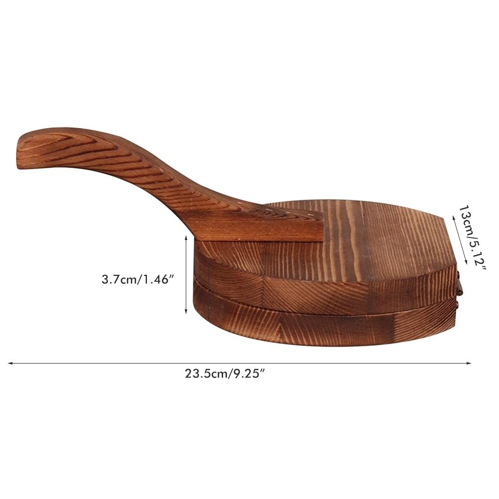 

Wooden Dough Presser Tool Dumpling Skin Pressing Tool Dumpling Wrapper Making Mold Kitchen Gadget Baking Tool