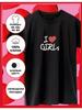 I Love Girls Printed T-shirt