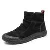 Herren 2023 Herbst Wasserdichte Schwarze Leder High-Top Casual Martin Boots