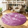 Deftones Personalized Round Rug Support Custom Name, Soft Home Decor Mat