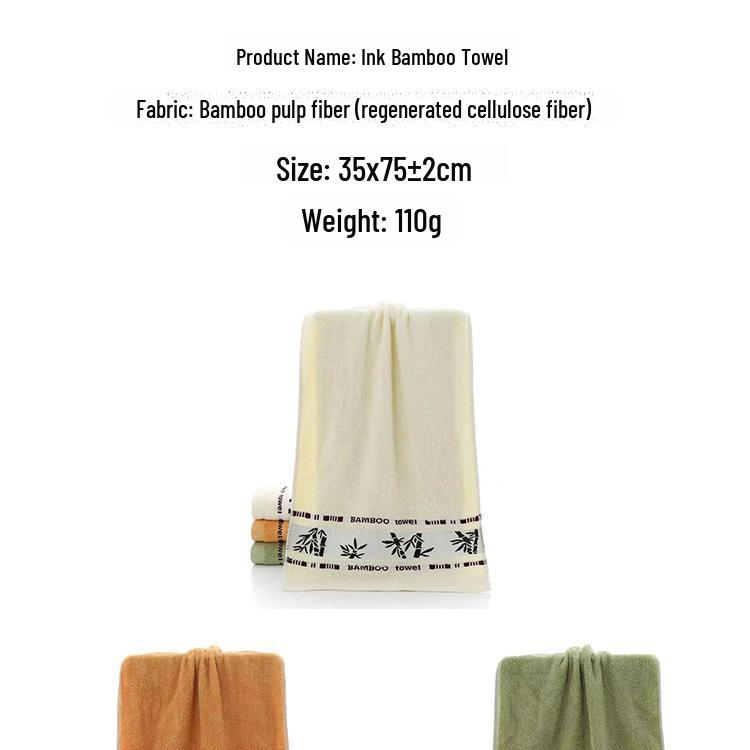 Bamboo Charcoal Fiber Towel - Softer, More Absorbent Than Cotton; Ideal for Face Washing. Enjoy Free Shipping!