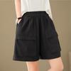 ZANZEA Womens Summer Elastic Waist Loose Casual Shorts