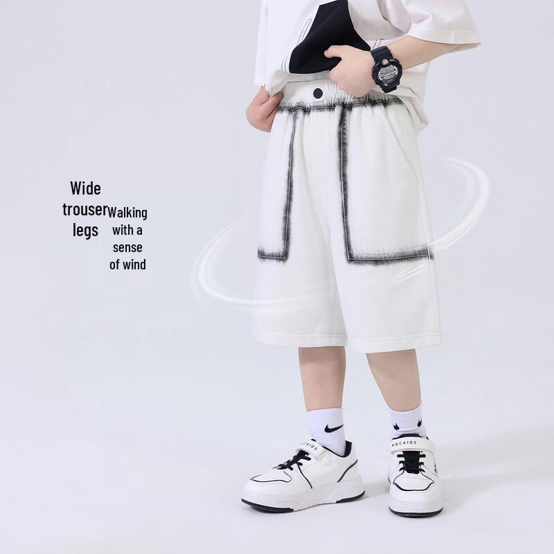 YOYO Fairy Tale Boys' Summer Cotton Loose Fit Shorts