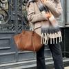 Borsa a Spalla da Donna Camoscio Nabuk Grande Capacità Portatile Ala Borsa Tote Designer Lg Tracolla Shopping Spaziosa Borse Nuova