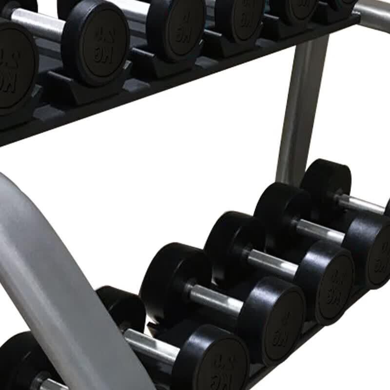 JIERUIT Rubber-Coated Cast Iron Dumbbell Set