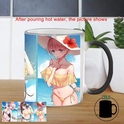 Kawaii Tasse Anime Kaffeetassen BSKT-135 Farbwechsel Teetasse Bikini Schönheit Tassen und Becher Sublimation Becher Personalisierte Geschenke