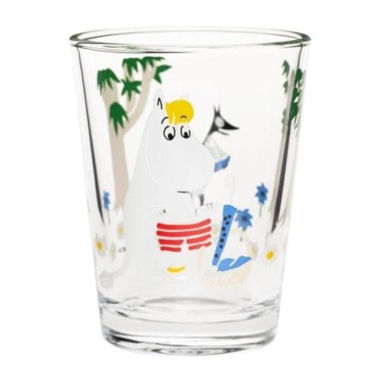 Moomin Tumbler Glass 220ml Vacation Tableware ARABIA