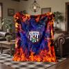 West Bromwich Albion Football Print Flannel Blanket Soft Warm Sofa Bed Throw Blanket For Home Office Bedroom