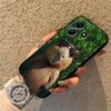 Case for Xiaomi Redmi Note 10S 13 14 Pro Plus 11s 9S 9 10 11 12 Pro 12s 7 8 Black Soft Phone Cover Cute Capybara