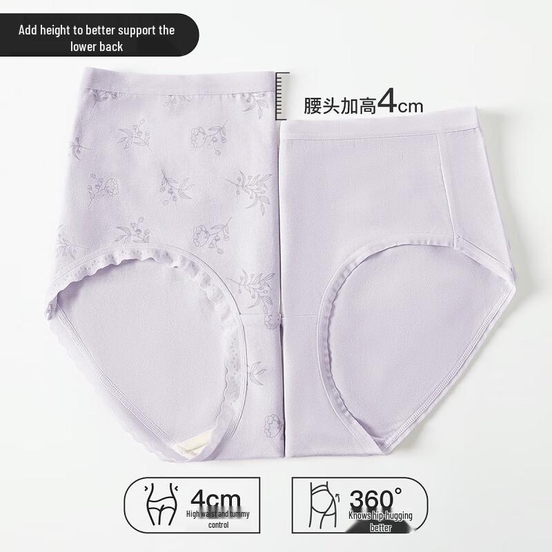 FENTENG Women's 4-Pack Cotton Antibacterial Briefs