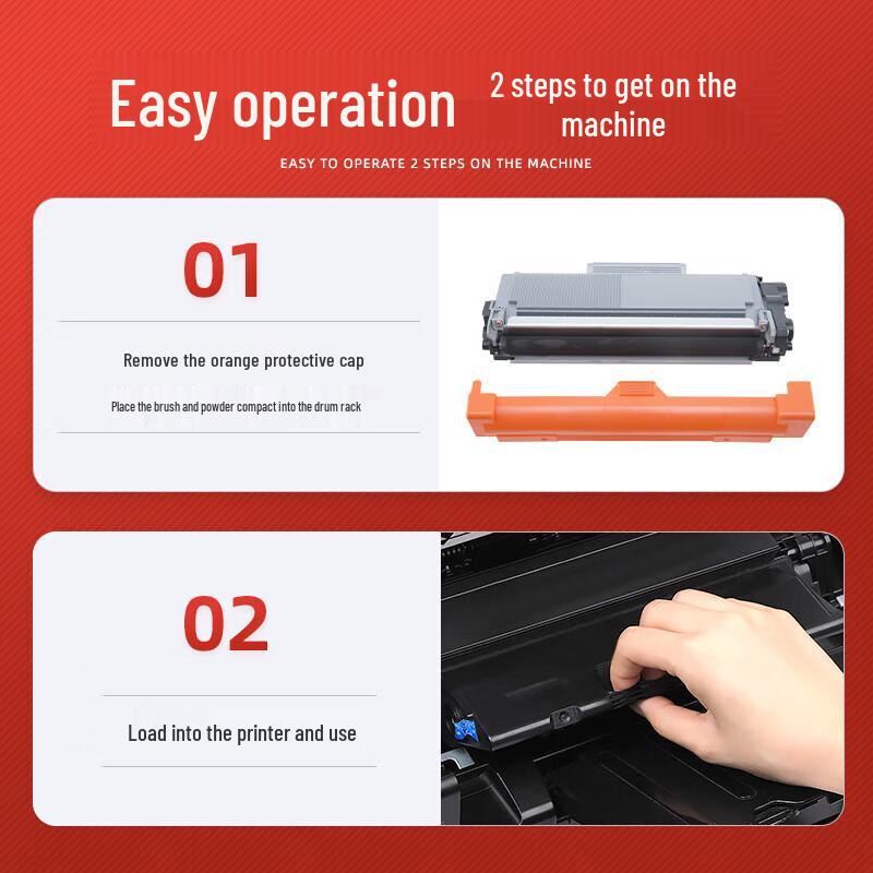Huiwei Compatible Toner Cartridge and Drum Unit Set for Brother DCP-7180DN