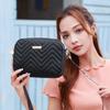 New wave embroidered iron sheet decorative messenger small square bag casual women's simple camera bag small bag
