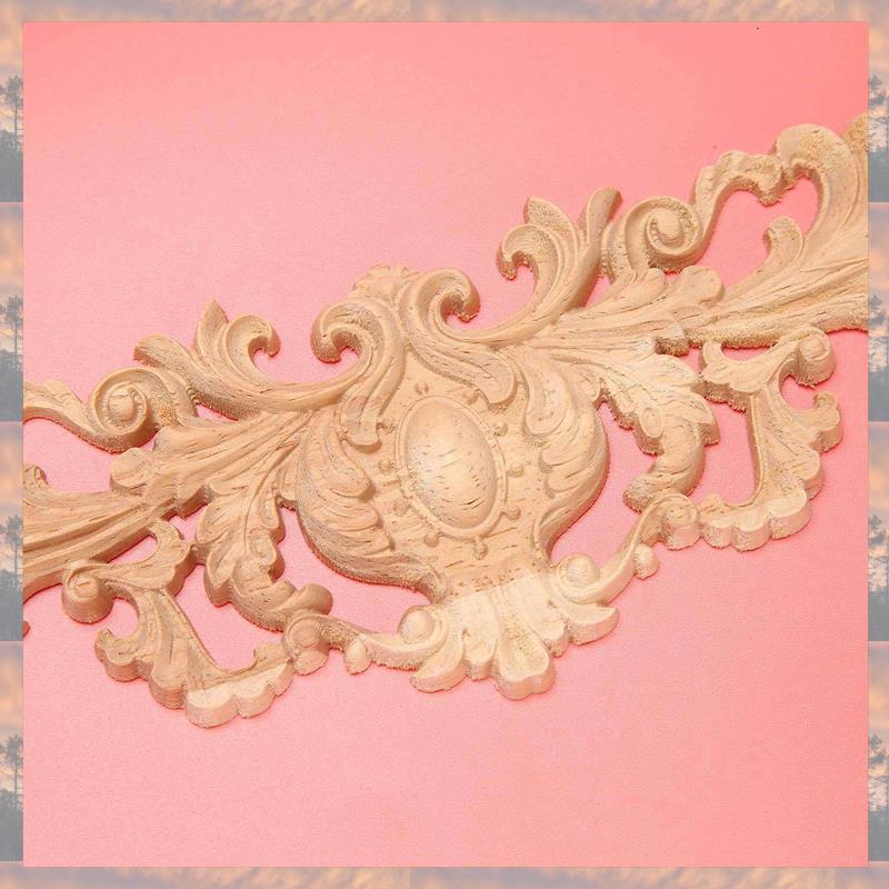 

Тренд 2025 5X Винтажный Растение Резьба по Дереву Угловая Аппликация Украсить Раму Шкаф Дверь Камина Мебель Декоративные Деревянные Фигуры