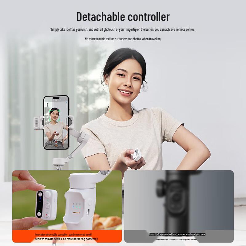 Stabilisateur Gimbal pour Téléphone 3 Axes Hohem V3 avec Suivi IA