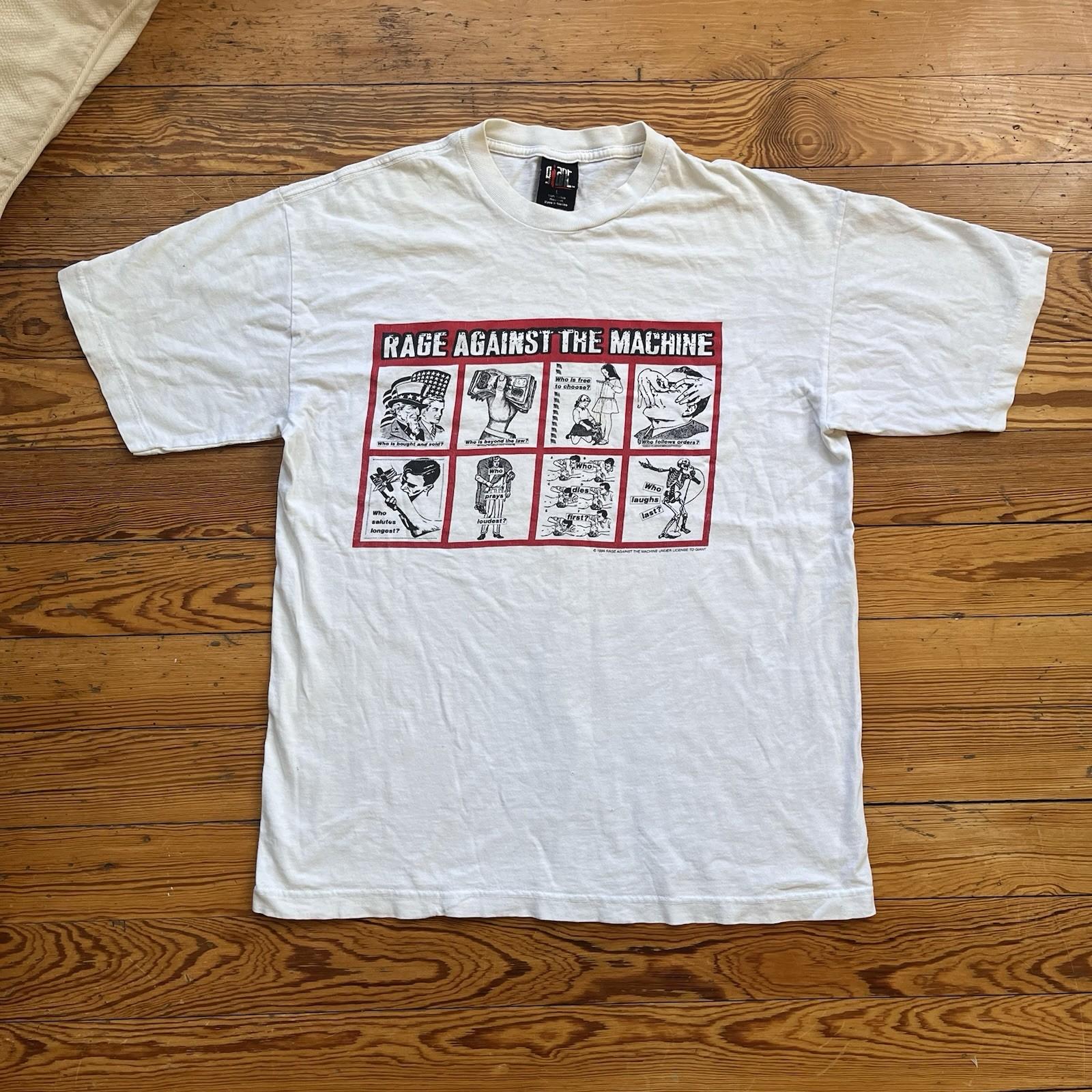 Vintage Rage Against The Machine Barbara Kruger Giant 1999 Large T-Shirt Unisex T-Shirt XXL