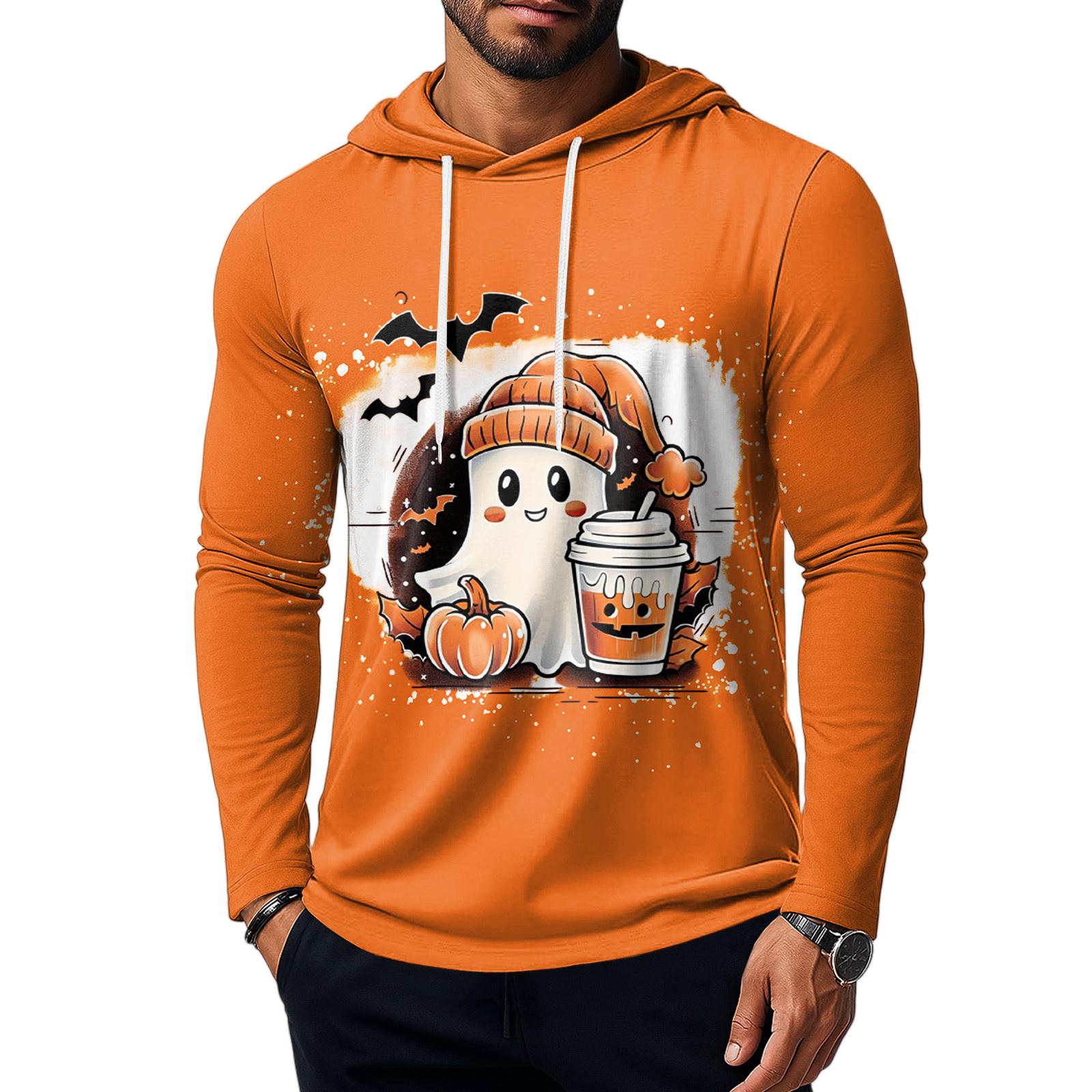 

Мужская толстовка, свободная однотонная уличная теплая дышащая футболка, топ L