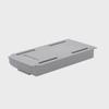 Under-Table Hidden Drawer: Dustproof Sticky Plastic Pull-Out Storage Box for Desktop Sundries