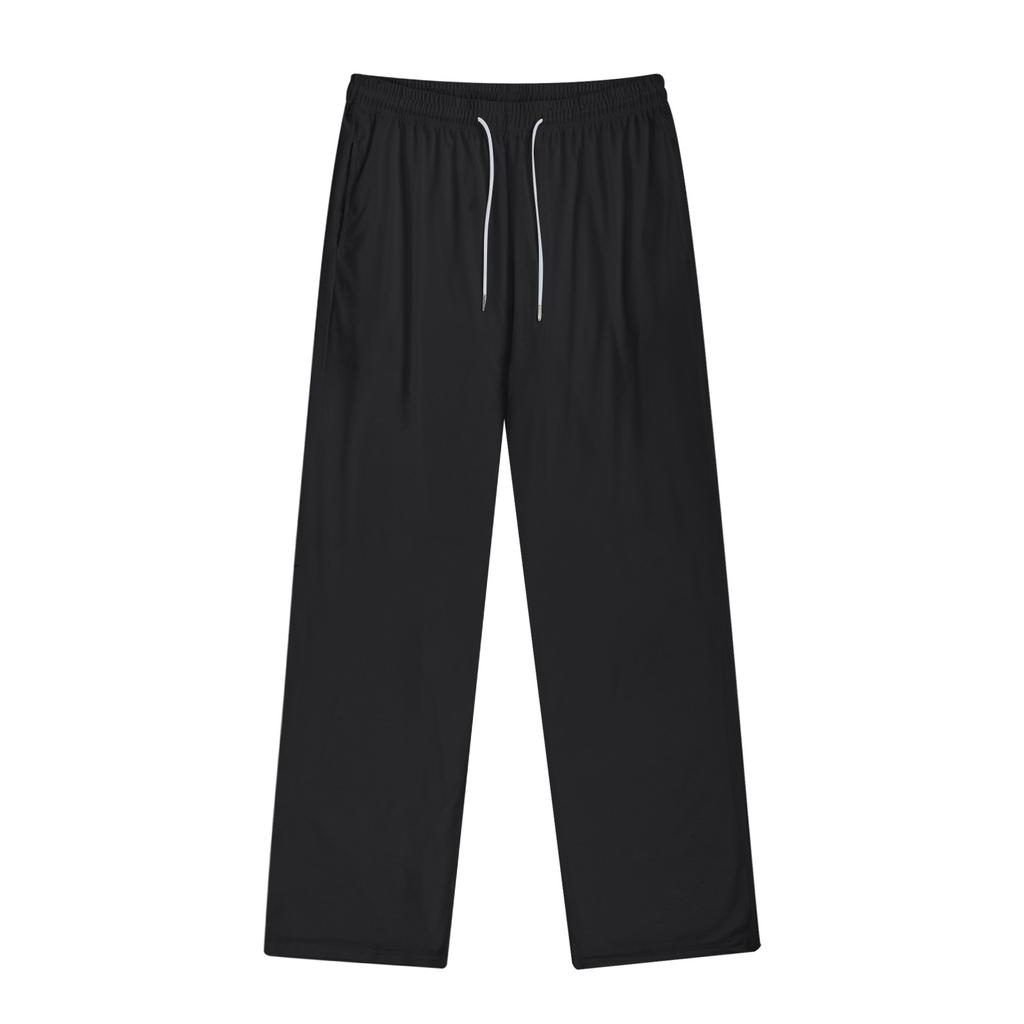 Weiche Pyjamahose für Herren mit Kordelzug und Taschen, lässige Sporthose