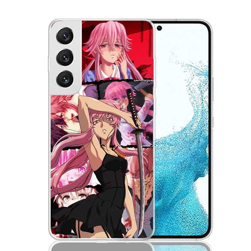 Mirai Nikki Gasai Yuno Anime Phone Case For Samsung Galaxy S25 S24 S23 S22 S21 FE S20 Ultra S10 Plus Art Customized Coque Capa S