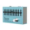 Curseurs LED Égaliseur 10 Bandes Gain/Atténuation ±12dB Pédale d'Égalisation pour Guitare Performance Musicale