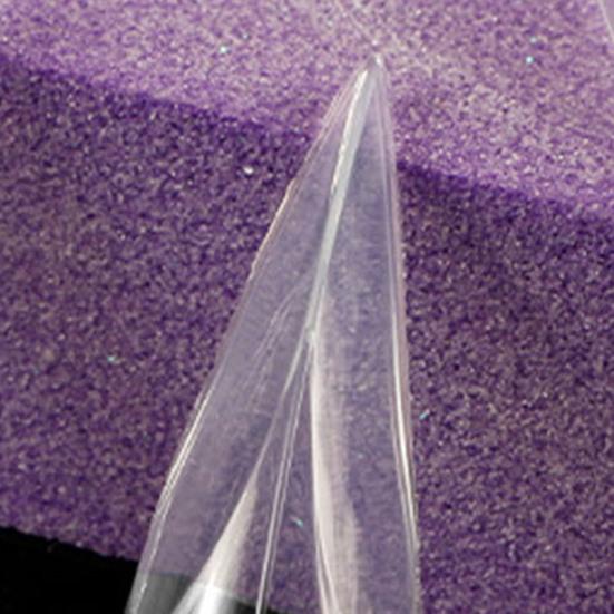 140 Pcs Stiletto Fake Nails Press On Clear Fake Fingernails Nail Extension False Nails Pre-shape Nail Tips for Full Cover Nail Art DIY Salon