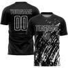 Mens Football Sports Short Sleeved 3D Printed Team Name Custom Striped Graphic T Shirt Loose Round Neck Short Sleeved Sports Top