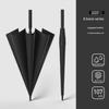 Storm-Resistant Umbrella with Long Handle for Men, Large Rain Umbrella, Reinforced, Sturdy and Durable, Fiber Straight Umbrella, Enlarged