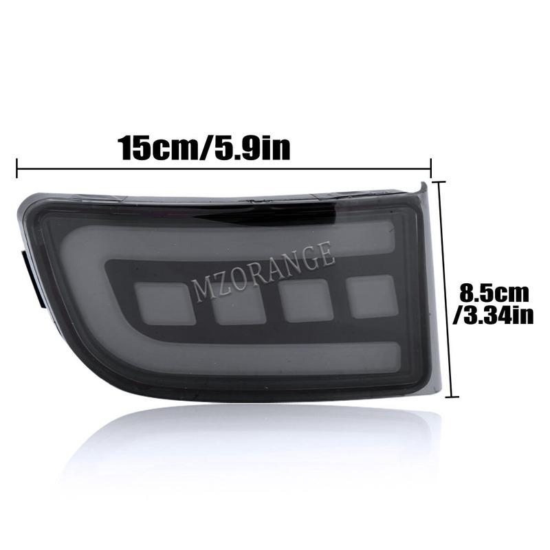 Rear Bumper Reflector Light LED For Toyota Land Cruiser Prado LC120 Fj120 120 2003 2004 2005 2006 2007 2008 2009 Brake Fog Lamp