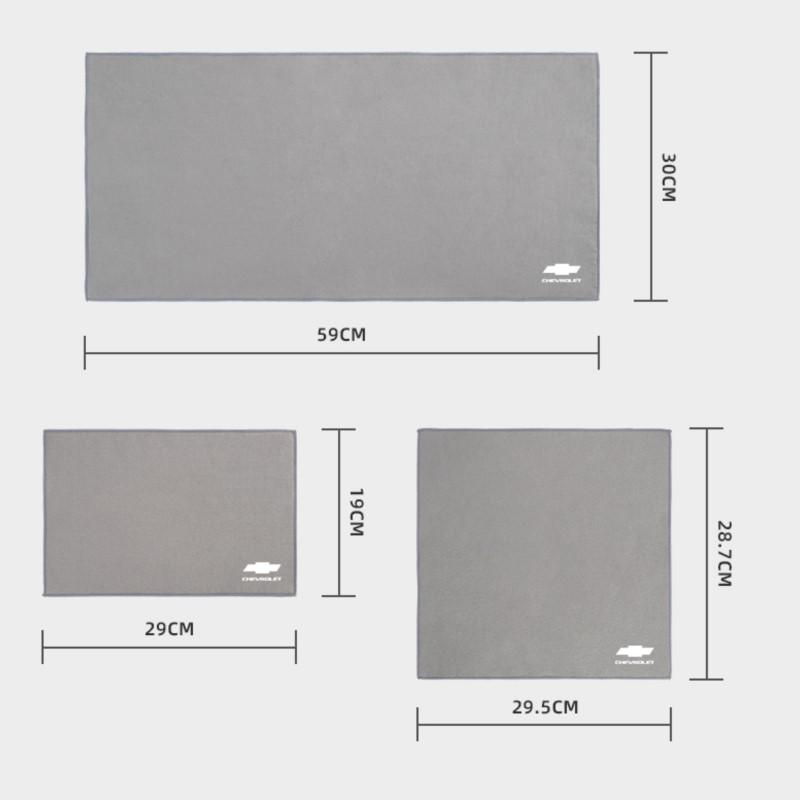 Car Cleaning Towel Wipe Cloth Microfiber Washcloth For Chevrolet Cruze Sonic Corvette Trax Captiva Tahoe Z71 Travers Sail SS