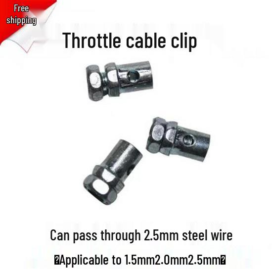 Throttle Flameout Pull Cable Clip Steel Wire Rope Adjusting Screw Buckle