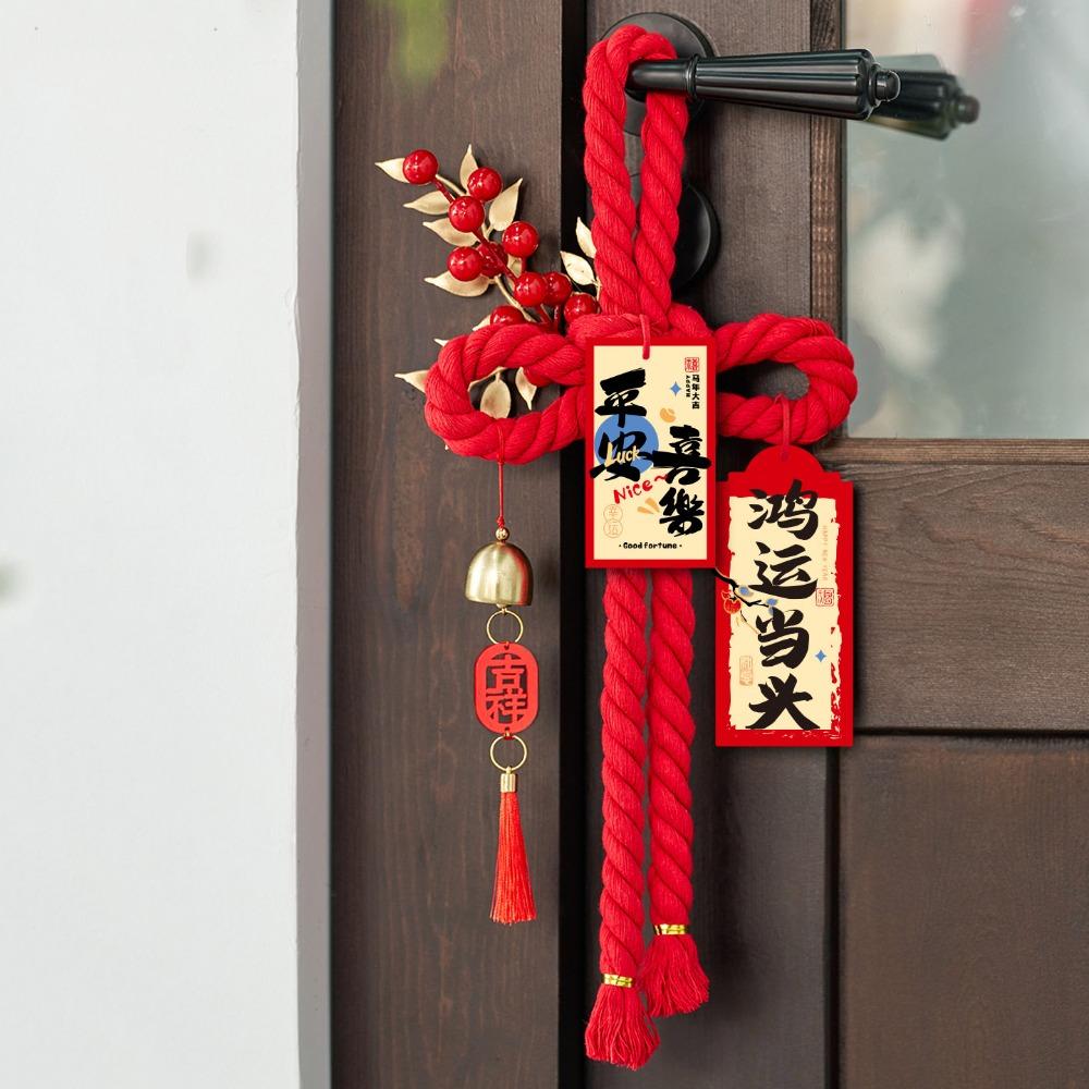New Handcrafted New Year Decoration Lucky Charm DIY Chinese Knot Ornaments Hanging Design Spring Festival Decorations