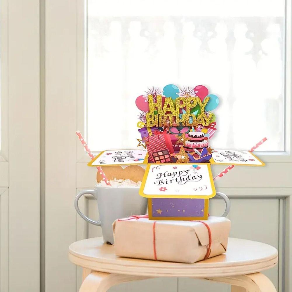 Colorful Flower Butterfly Father's Day  Card Wishing Mother's Day Cards  Wedding