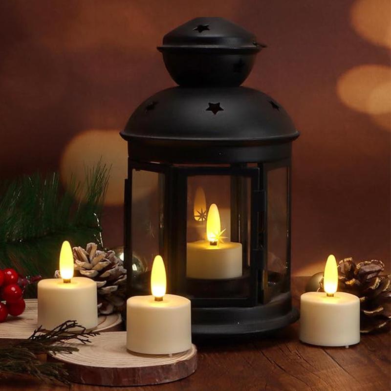 Rechargeable LED Candle Lamp with Remote Control Timer for Halloween Decoration