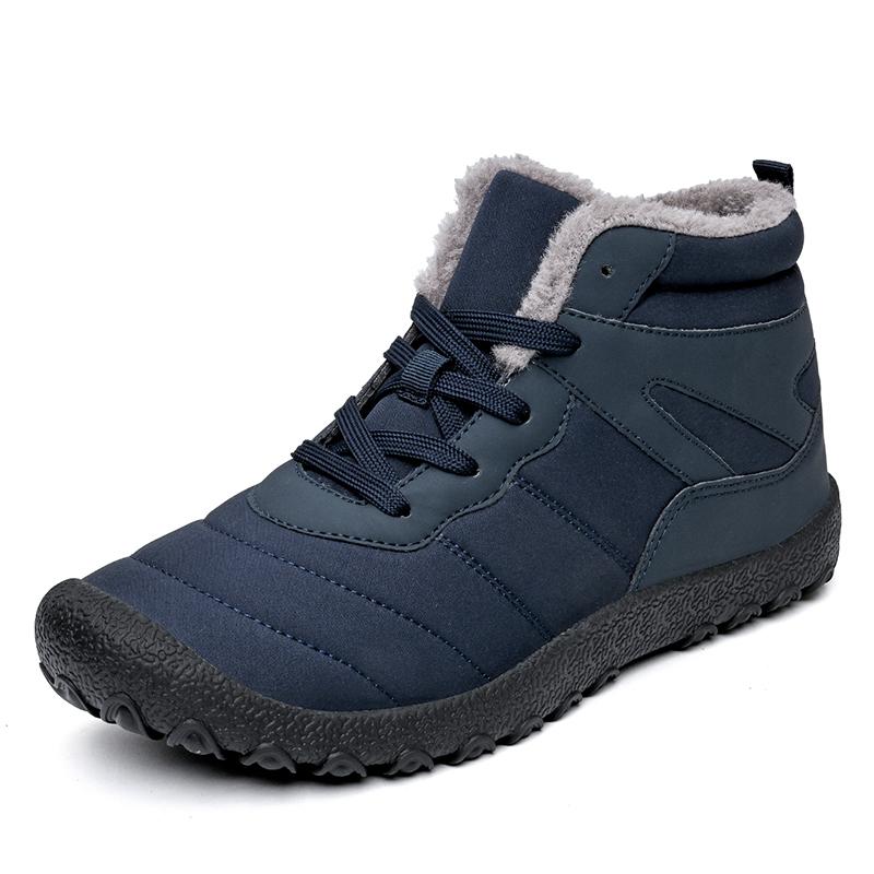 Men's Snow Boots High-top Cotton-padded Shoes Warm Plush Shoes