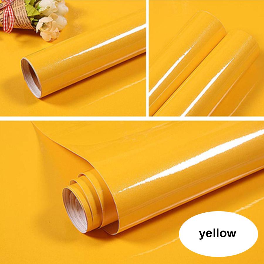 Pearlescent Solid Color Oil-proof PVC Wallpaper Self-adhesive Waterproof Renovation Sticker for Kitchen Furniture Table Cabinet