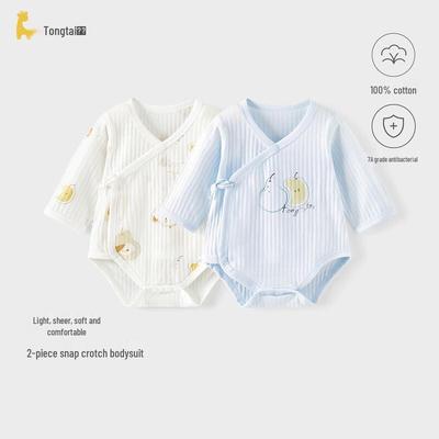 TONGTAI Sommer reiner Baumwoll Baby Body Strampler