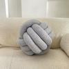 Handwoven Braided Three Strand Knot Pillow Decorative Back Lumbar Support for Bed Bay Window Cozy Home Accent