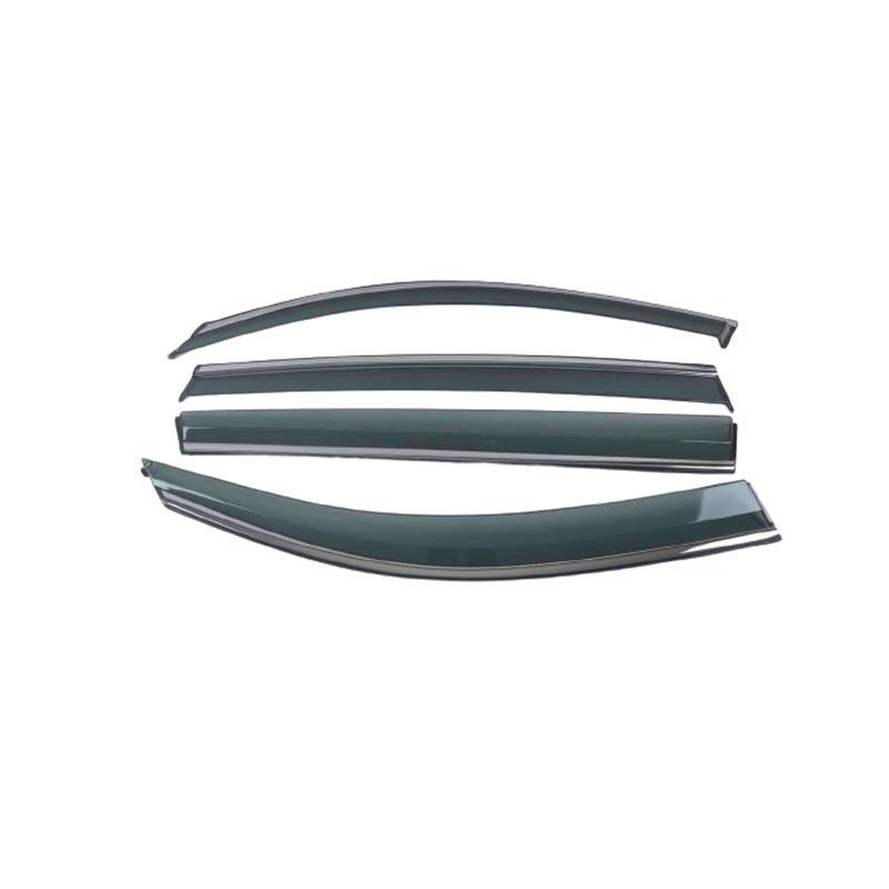 Stick Lamp Plastic Window Glass Wind Visor Rain/Sun Guard Vent Frame Lamp 4PCs For Skoda Kodiaq 2017 2018