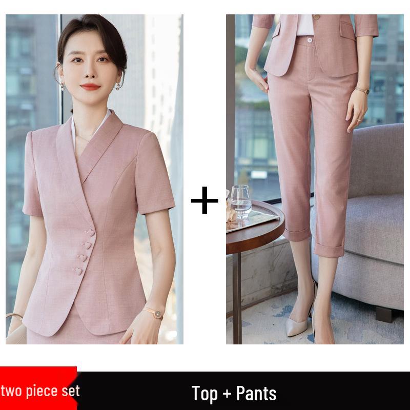 Women's Summer Salon & Office Professional Suit Set