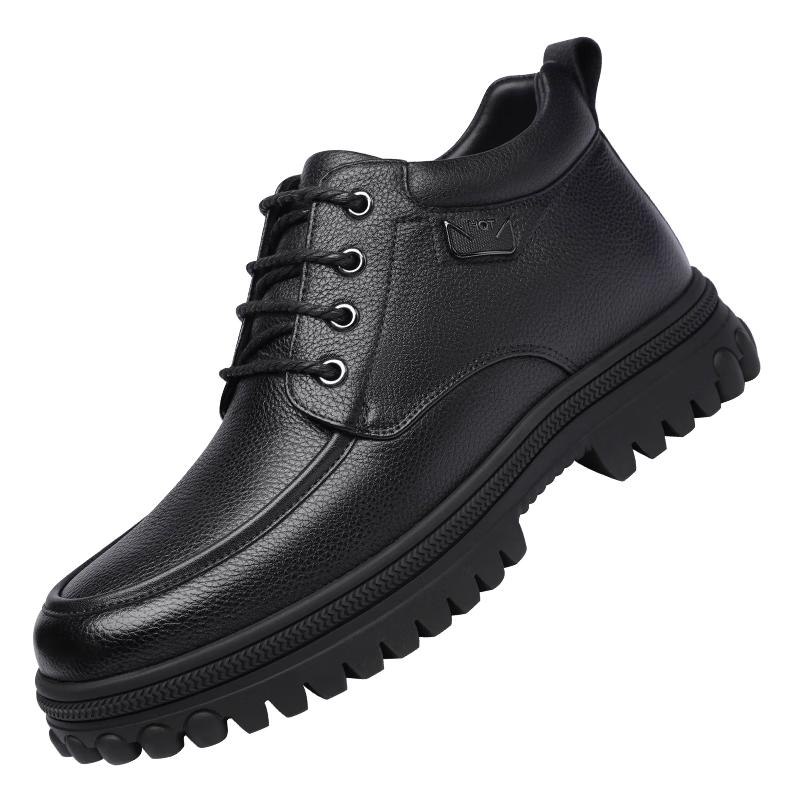 Red Dragonfly Men s High-Top Business Casual Leather Shoes 40