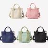 Vrouwen Canvas Tote Bag Grote Capaciteit Handtassen Schoudertassen Rits Crossbody Tas