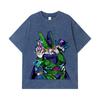 275 GSM Washed T-shirts 100% Cotton Dragon Ball V29 Cell Print Unisex Heavy Cotton T Shirt