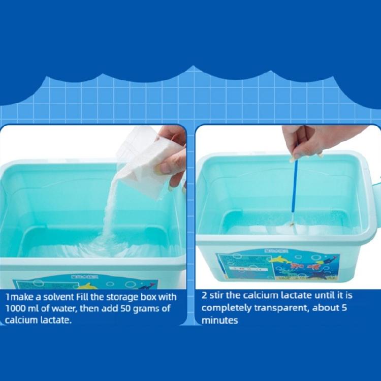 Creative Building Role Play Accessories Magicking Water Gel Toy Easy Carry Case for Kids Ages 5 and Up