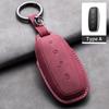Leather Car Key Case Cover for BYD DENZA D9 2025 for Denza D9 DM-i 2025 2025 Auto Key Fob Shell Car Styling Keychain Accessory