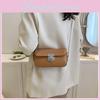 Trendy Street Style Fashionable Pu Leather Crossbody Bag 2023 Summer Small Square Bag
